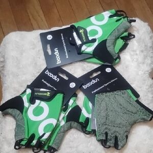 Boodun Green Cycling Gloves fingerless sports glove unisex s,l,xl weightlifting
